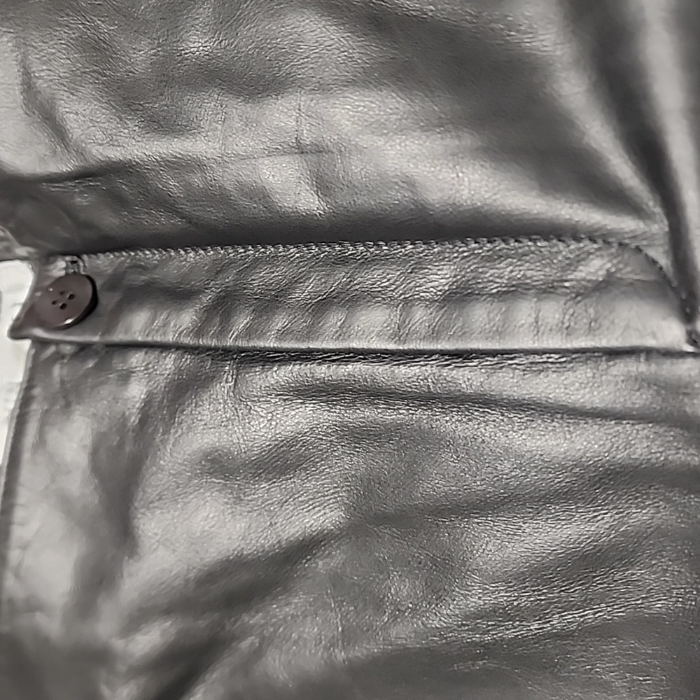 Vintage Nine West Leather Pants Sz 14 - Picture 8 of 8